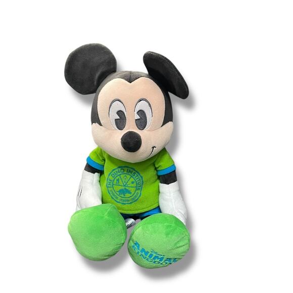 Disney Plush Mickey Mouse Animal Kingdom Dino Institute Souvenir Decor Gift 15" - Picture 2 of 10